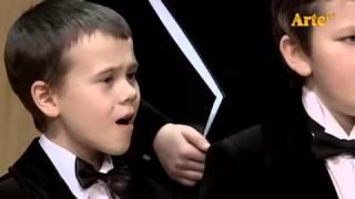 Solovyov-Sedoy's "Moscow Nights," sung by the Boys Choir of the Glinka Choral College