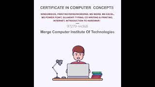 Learn CCC (Certificate In Computer Concepts) course at MERGE COMPUTER.