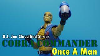 G.I. Joe Classified Series 130 Cobra Commander "Once A Man" SDCC Exclusive Figure Unboxing Review