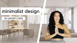 Minimalist Design Style Explained In Under 3 Minutes