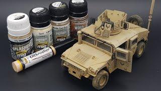 M1151 Academy 1/35 humvee Timelapse video