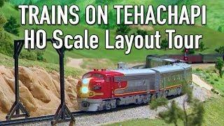 La Mesa Model Railroad Club HO Scale DCC Layout Tour Tehachapi