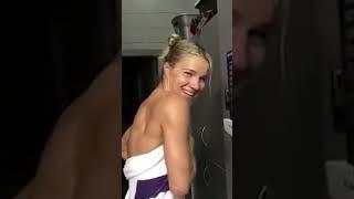 Felice Herrig Has an Embarrassing Moment on the Scales