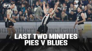 Last Two Minutes: Collingwood v Carlton | Round 21, 2024 | AFL