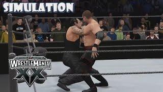 WWE 2K16 SIMULATION: Kane vs Undertaker | Wrestlemania 20 Highlights