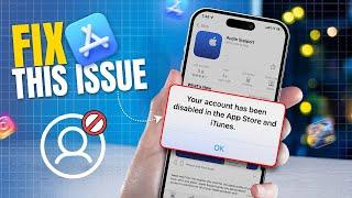 How to Fix Your Account Has Been Disabled In App Store On iPhone | Unable To Access Account