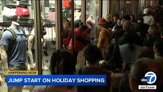 Shoppers flock to Citadel Outlets in Commerce for Black Friday