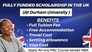 STUDY FOR FREE IN THE UK - FULLY FUNDED MSC SCHOLARSHIP - ANY MSC COURSE - EVERYTHING COVERED!!!