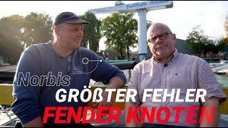 Falscher Fenderknoten - Bootsknoten mal richtig.