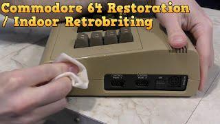 Commodore 64 Restoration and new retrobrite technique.