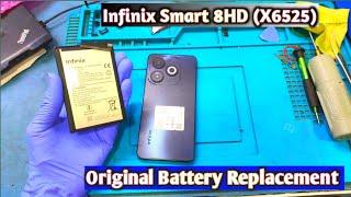 Infinix smart 8 hd battery change | Infinix X6525 Battery Replacement | infinix mobile battery