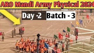 Mandi Army Bharti 2024 || Agniveer Physical ARO Mandi  Day 1  Batch -3