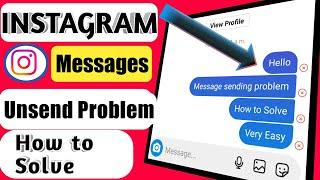 How to fix Instagram message not send problem || Instagram message not sending problem fix 