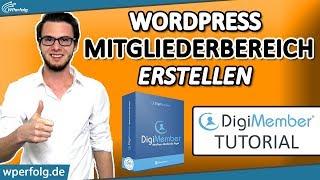 WordPress Mitgliederbereich Erstellen (2023): Kostenlos Mit Digimember | Komplettes Tutorial Deutsch