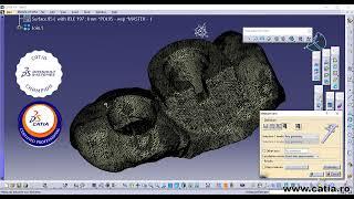 CATIA v5 How to transform a STL surface into a Solid model