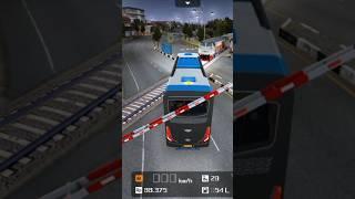 Train Crashed My Bus  #shorts #shortvideo #ytshorts #bussid #busgames