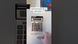 Calcul du prix de la carte grise  Likez commentez partagez et abonnez-vous #williamcommercial