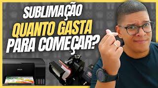 Qual é o gasto para começar na sublimação? Guia completo.