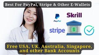 How to Get a Free Virtual Bank Account with No Hassle | Best for PayPal, Stripe, and Other E-Wallets