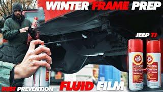 Fluid Film Jeep TJ Frame Winter Prep Rust Prevention