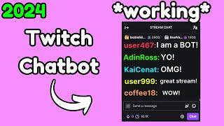 HOW TO BOT TWITCH CHAT | TWITCH CHATBOT (educational purposes only)