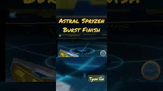 Astral Spryzen Burst Finish |Beyblade Burst App Game #beyblade #beybladeburst #shorts #trending