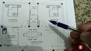 33x40 house plan, ||33 x 40 North facing house plan, 33*40 house plan, 33'*40' north facing house,