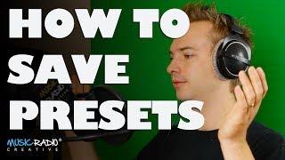 How To Save My Free Audio Presets In Adobe Audition