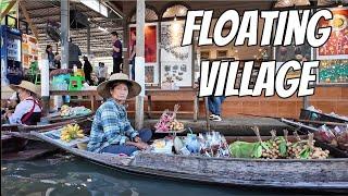 Bangkok Floating Market -Thai Street Food Khlong Lat Mayom