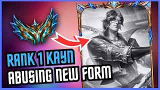 Rank 1 Kayn Tries Out NEW OP Kayn Form! (Grey Kayn)