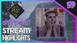 sh6rpshot STREAM HIGHLIGHTS #59 - FUNNY LAG MOMENTS, JUMPSCARES, RAGES & More!