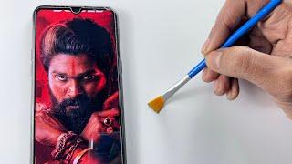 Drawing Pushpa 2 Allu Arjun (Wildfire)  | Allu Arjun drawing