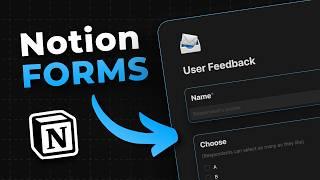 How To Use The NEW Notion Forms (Full Tutorial)