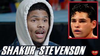 Shakur Stevenson reacts to Ryan Garcia cheating against Devin Haney. Having to pay $1.1M fine