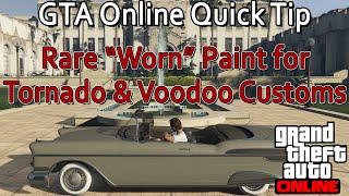 Tornado & Voodoo Unique & Rare Worn Paint Colors - GTA Online Quick Tip