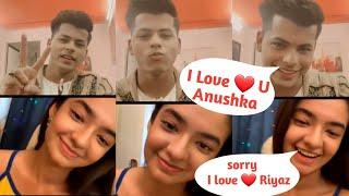 Siddharth Nigam Purpose Anushka Sen Live Instagram || Anushka Love Riyaz  