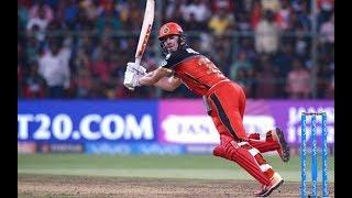 ABD first ball six RCB v/s MI