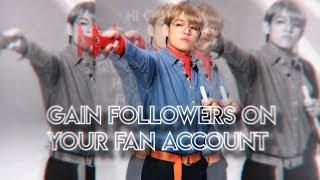 Tips on how to grow your fan account/editing account