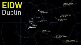 ATC RADAR | [ EIDW ] | Dublin Approach (East Configuration)