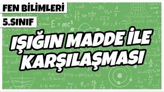 5. Sınıf Fen Bilimleri - Işığın Madde İle Karşılaşması | 2022