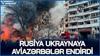 BU AN! Rusiya Ukraynaya aviazərbələr endirdi, Polşa aviasiyası HAVAYA QALXDI– Ukrayna Saratovu VURDU