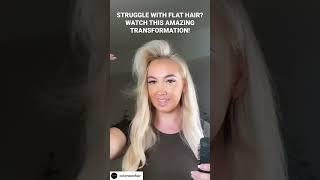 Struggle With Flat Hair? Watch this! | Amazing Transformation From Flat Hair To Extreme Volume