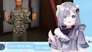 Suu-chan's seiso & unseiso hand signs in her Home3D while working part-time | Vspo! JP Eng Subs