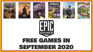 FREE GAMES from Epic Store IN SEPTEMBER 2020