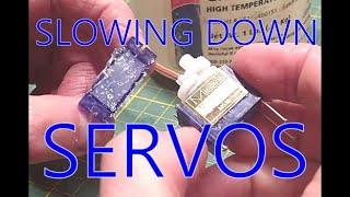 A simple way to slow down your servo action