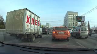 Driving Volgograd formerly Stalingrad city ​​of Russia