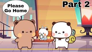 Bubu Dudu Cat Fight  | Part 2 | Peach Goma | Panda Bear | Heart Touching Story