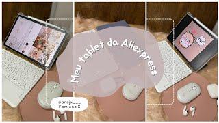 meu tablet da AliExpress | xiaomi pad 5 | unboxing | acessórios | aesthetic | asmr |X 🫰