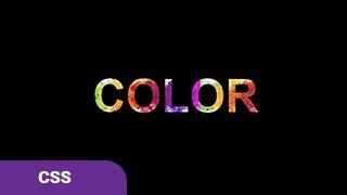 CSS3 Animation Text filling with color PURE CSS Tutorial #2