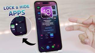 How to Lock & Hide Apps on iOS 18 - Face ID or Touch ID